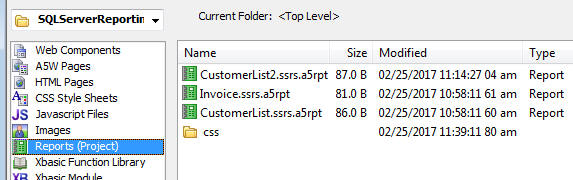 Ssrs Howreportsareshownincontrolpanel